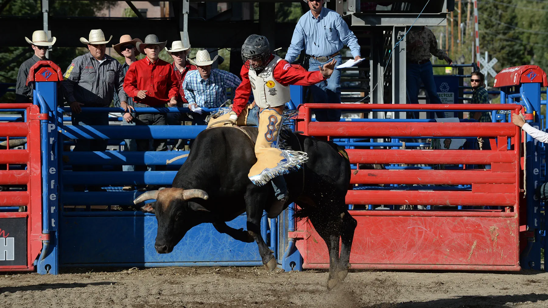 Riding in the Rockies Bull Riding Event