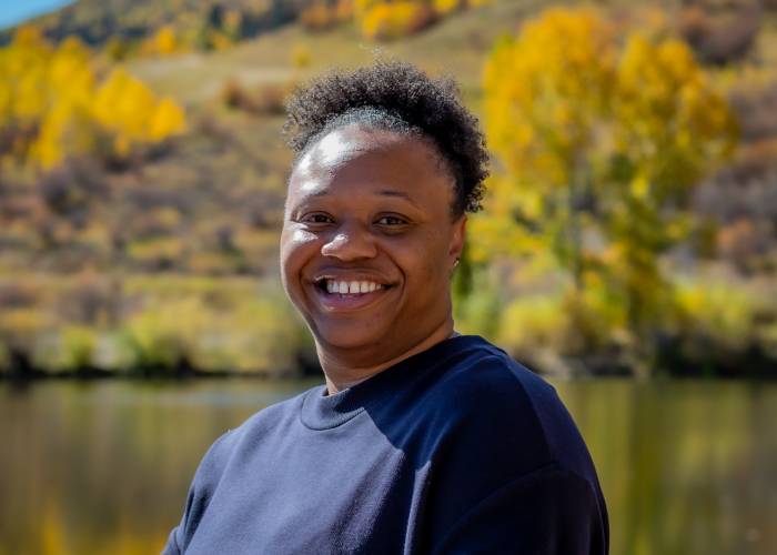 Staff member Lori-Ann Rodney